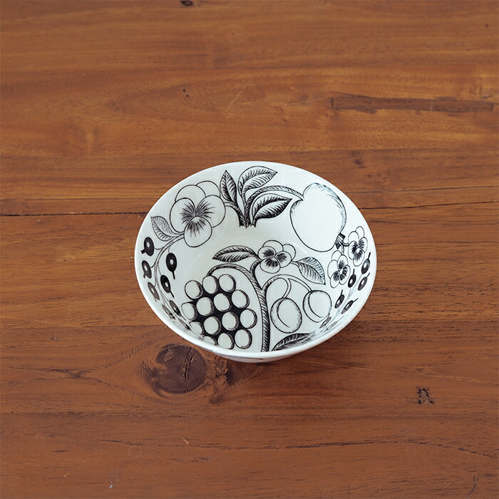 アラビア ブラック パラティッシ ボウル 13cm / ARABIA Paratiisi