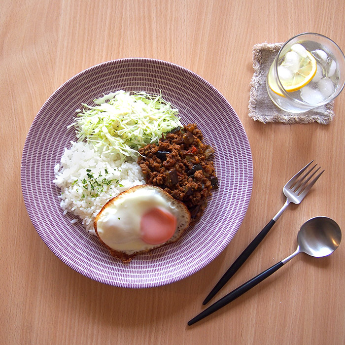 アラビア 24h アベック プレート 26cm パープル / ARABIA 24h Avec