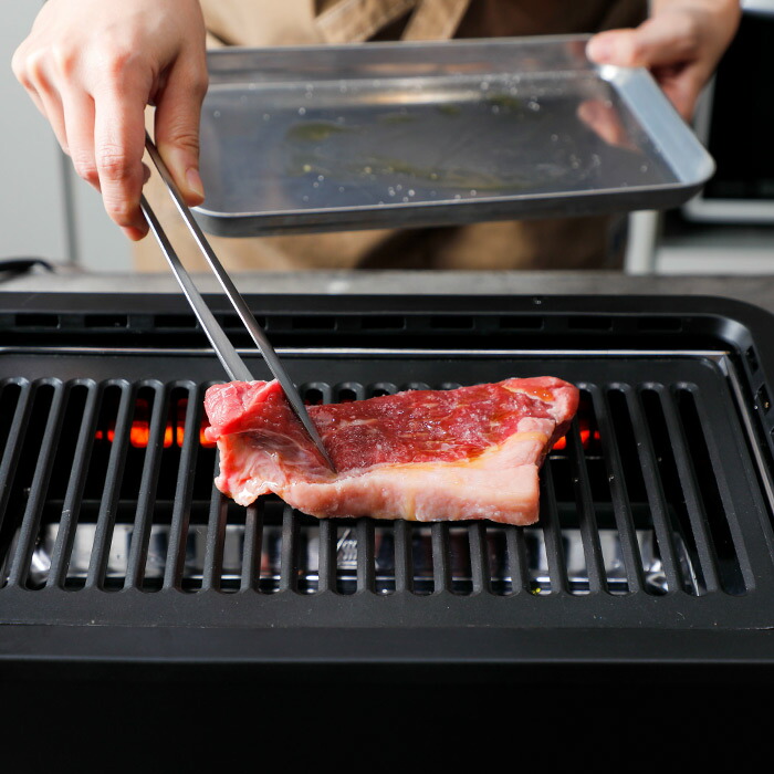 今だけシリコンマット付き！】グランプ 超少煙グリル BLACK / GLAMP