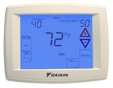 DAIKIN MCQUAY 910121750 THERMOSTAT, Touch Screen, AUTO CHANG
