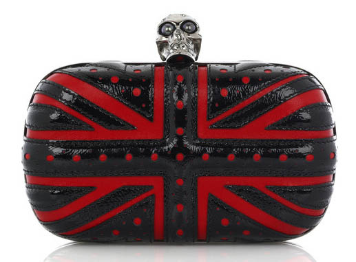 Alexander McQueen Union Jack Box Clutch - PurseBlog