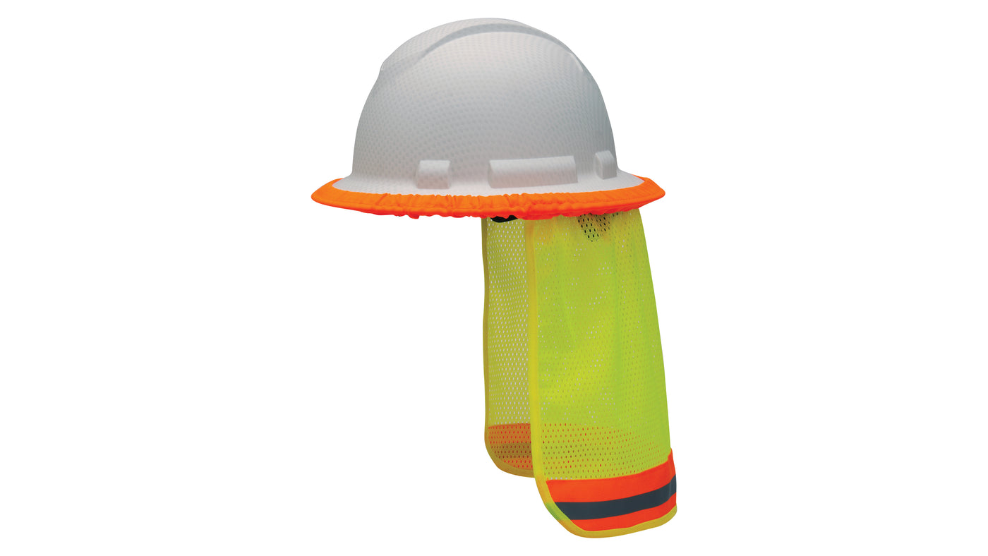 HPESHADE10 Hi-vis Yellow Hard Hat Neck Shade – Pyramex