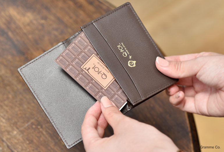 Marché du Q-pot.”からチョコレート&ビスケットカードケースが7月17日