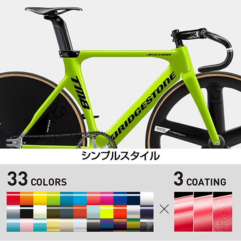 s*x様 ANCHOR ピストバイクフレーム グラデーション ピストを編む②