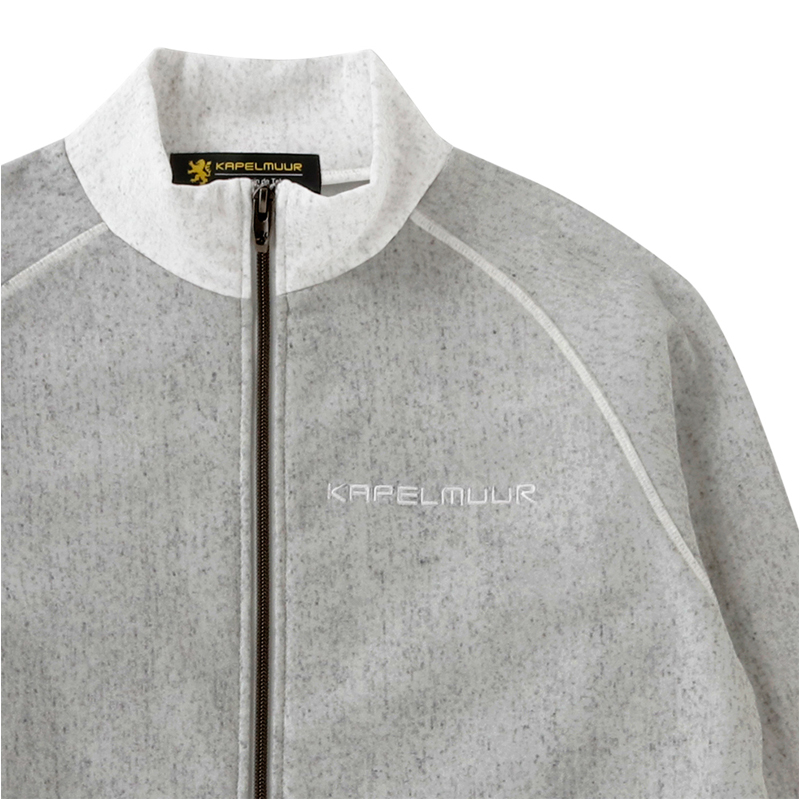 KAPELMUUR（カペルミュール）裏起毛スウェットブルゾン グレー 送料無料