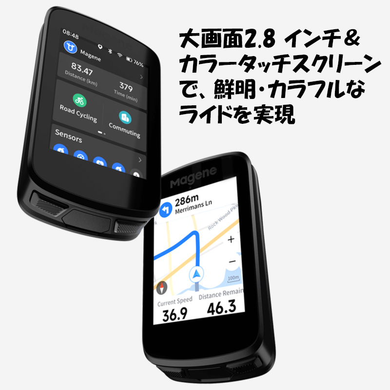 Magene（マージーン）C606 GPSサイクルコンピューター スマート GPS