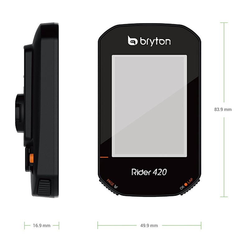 bryton（ブライトン）Rider420T ケイデンス・心拍センサー付属 送料無料