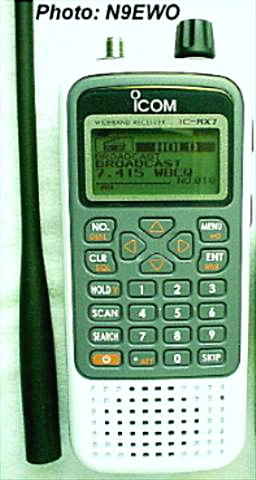 N9EWO Reviews -AOR ARmini - Icom IC-RX7