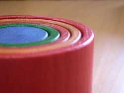 木のおもちゃ カルテット / タワー|アルビスブラン社(スイス)