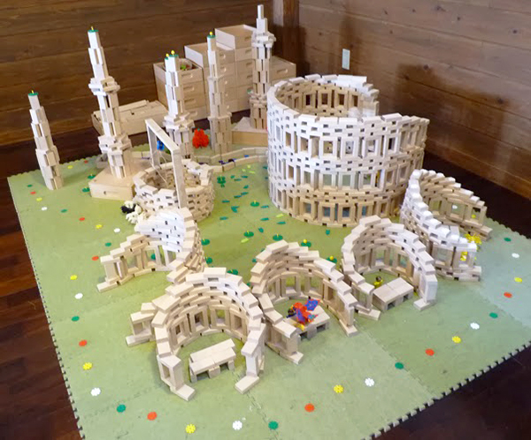 木のおもちゃ カルテット / 補充用積木 小｜デュシマ社 正規品｜ウール