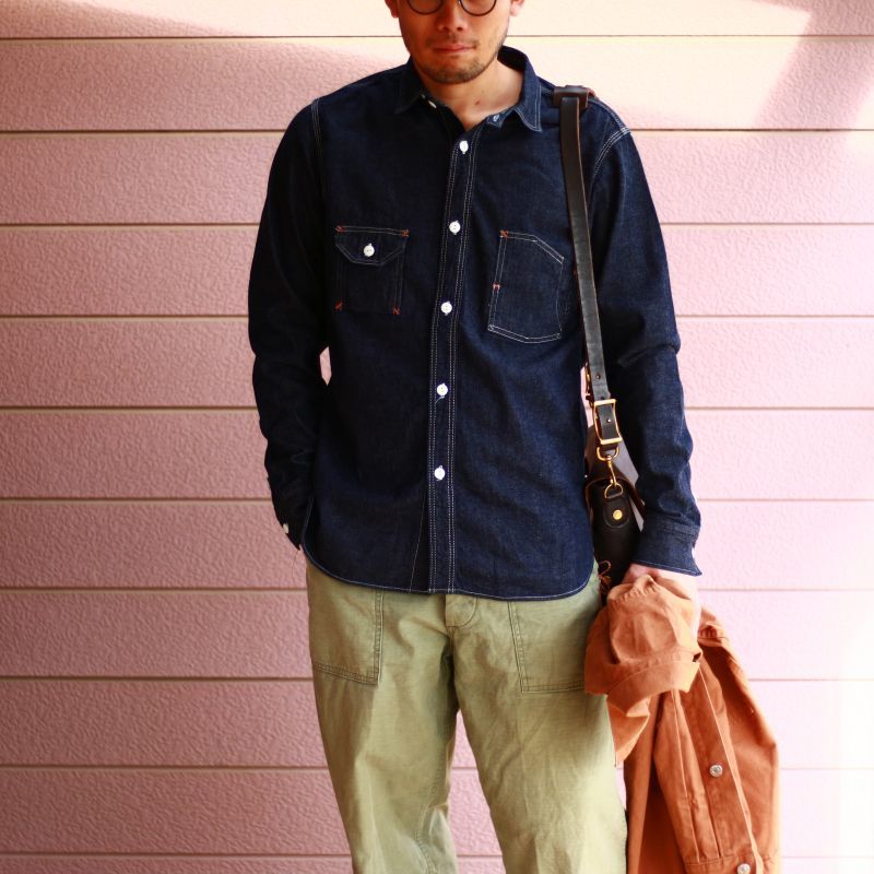 TCB jeans TCBジーンズ Catlight Shirts Denim キャットライトシャツ
