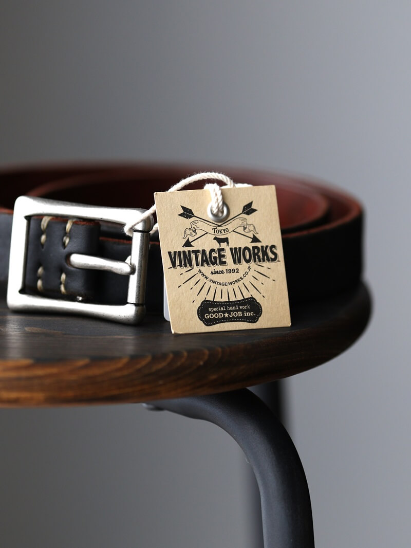 Vintage Works ヴィンテージワークス Leather belt 7Hole レザーベルト