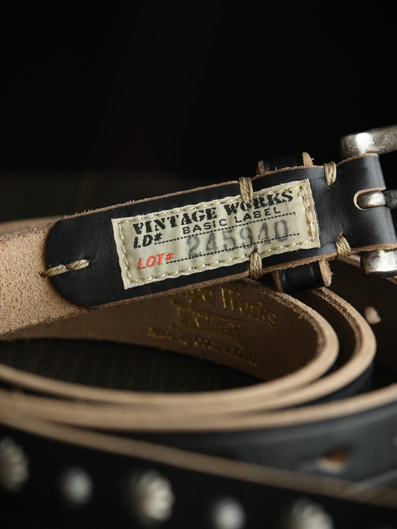 Vintage Works ヴィンテージワークス Leather belt レザーベルト