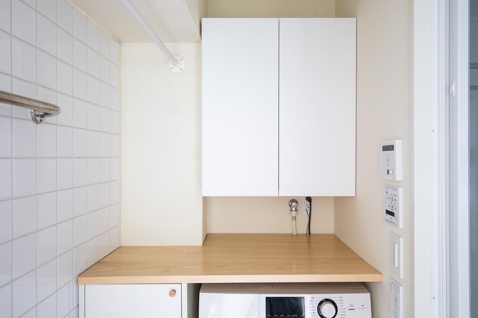 オーダー吊り戸棚 開き扉 バーチ W910～1350 | KB-KC024-19a-G183