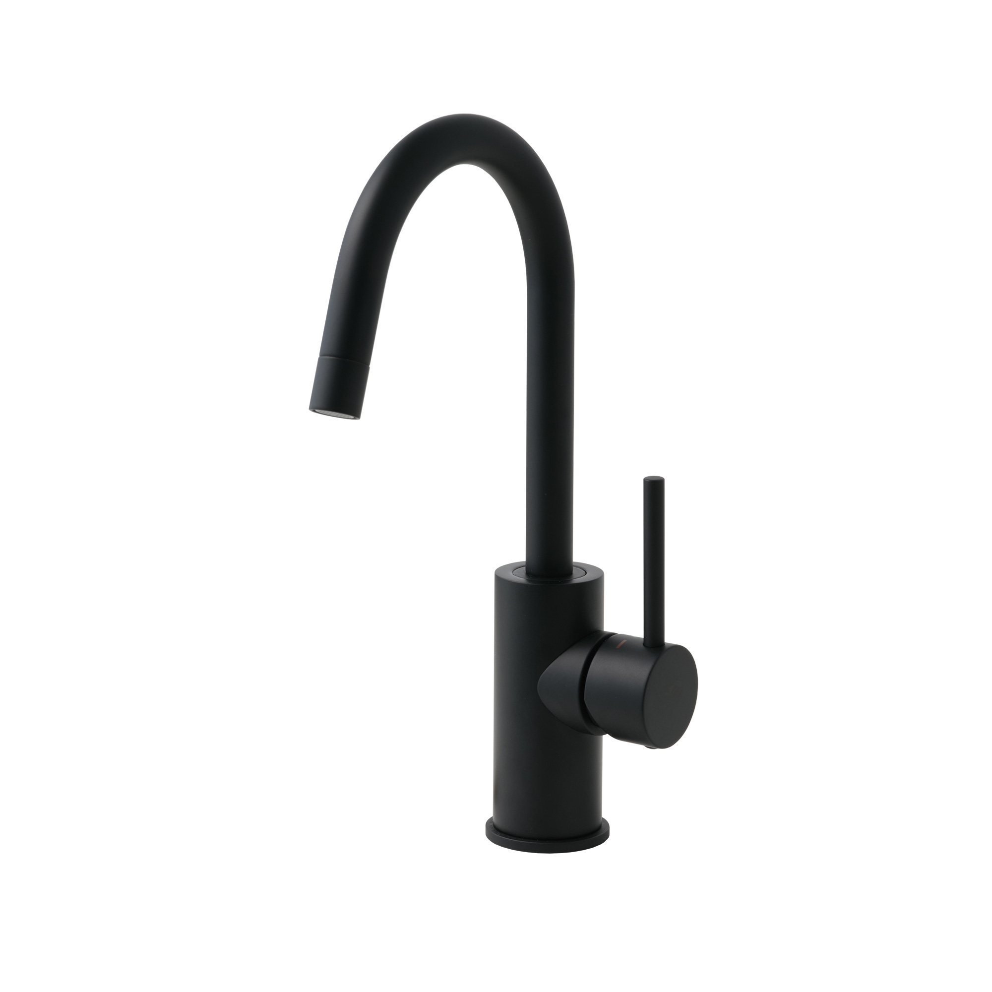 洗面水栓 TK-5：グースネック混合栓 ブラック | KB-PT011-34-G141