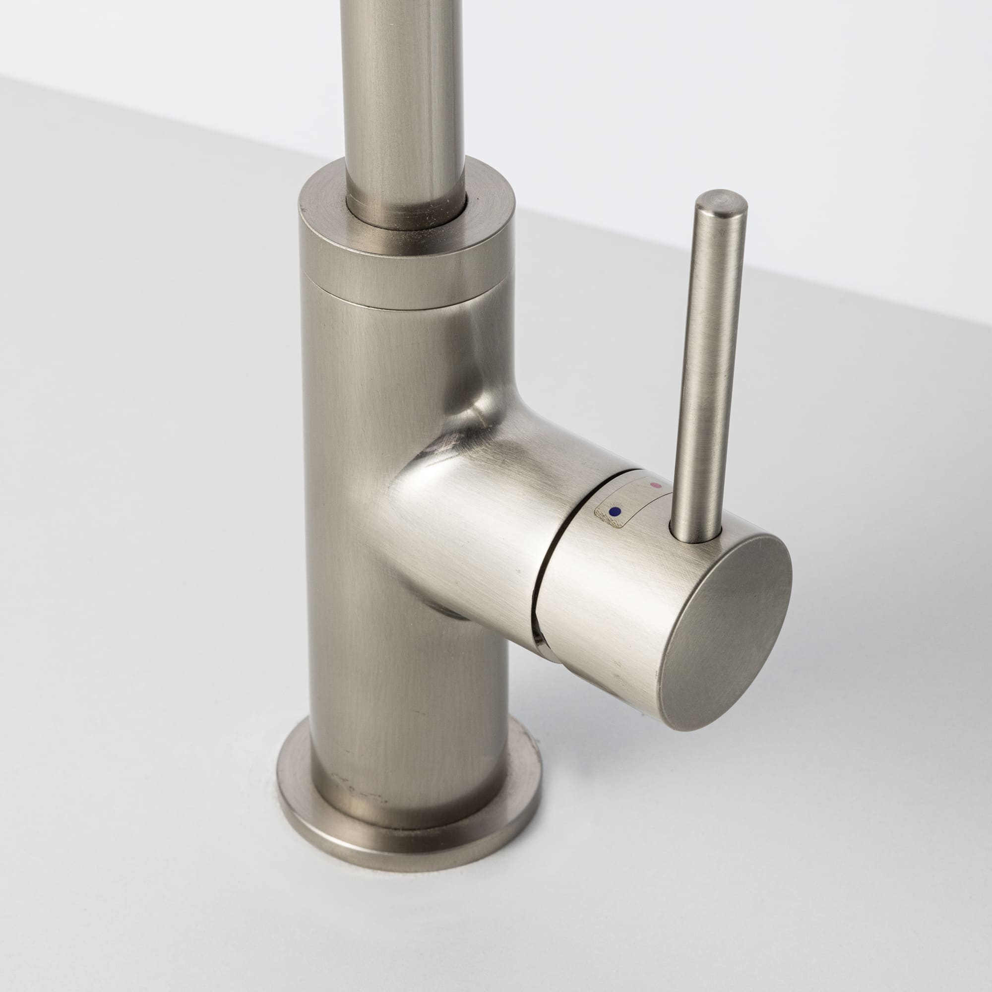 ニッケルサテン水栓 ベントネック混合栓 | KB-TP005-01-G141