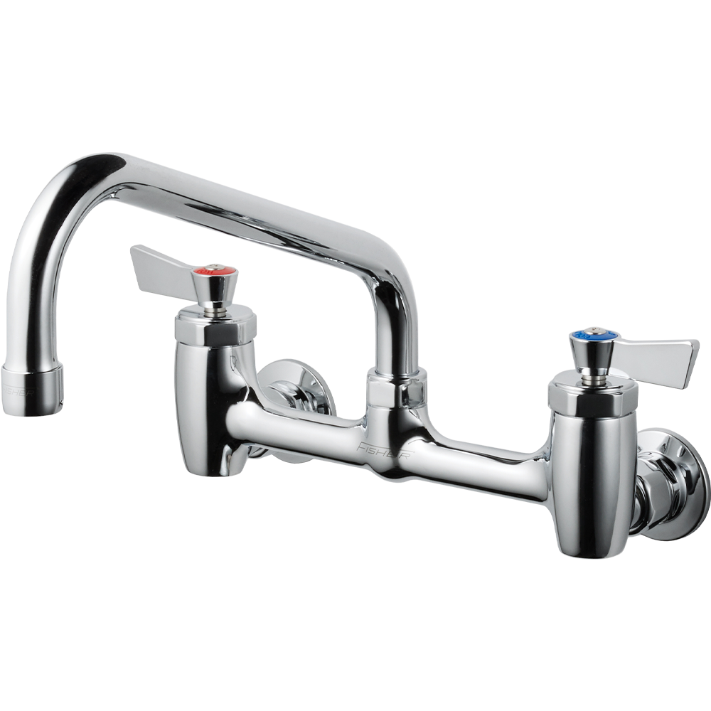 ワーカーズ水栓 壁付けツインレバー混合栓 L250 | KB-TP009-06a-G141