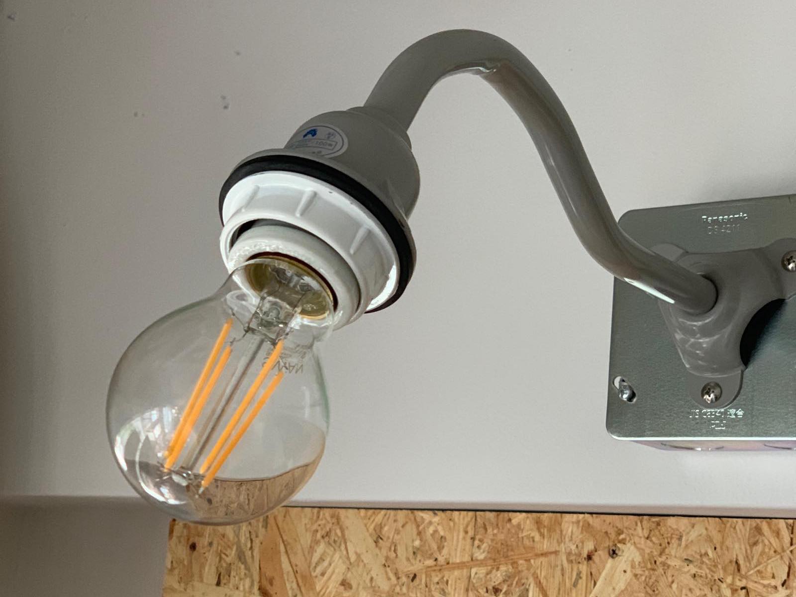 ビンテージLED電球 LED一般電球型(E26)60W相当 2700K | LT-BB002-20