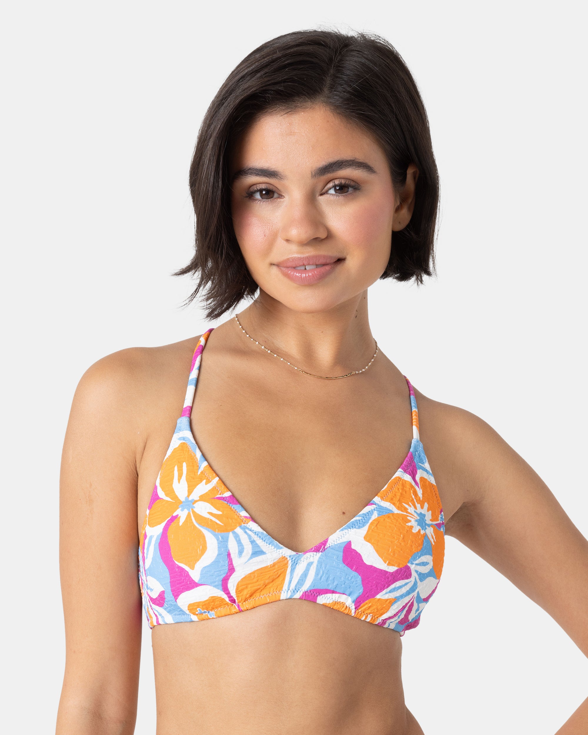 Topanga Canyon Athletic Triangle Bikini Top - Roxy