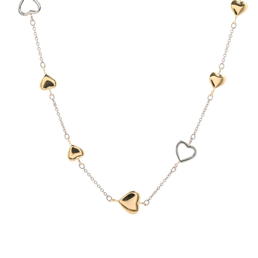 マルチハート(チェーン長さ(留め具含):約87cm / チャーム:最大約