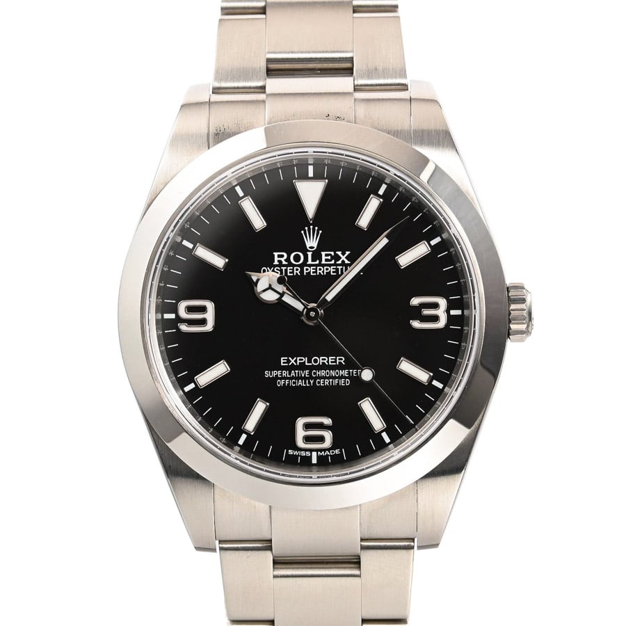 エクスプローラー(ケース:約39mm/ブレスサイズ:約18.5cm ブラック369