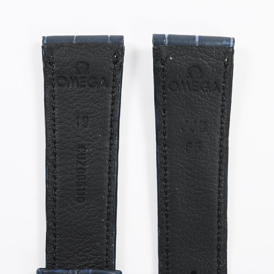 ブルー アリゲーター レザーストラップ 19-16mm | 032CUZ005110 | 未