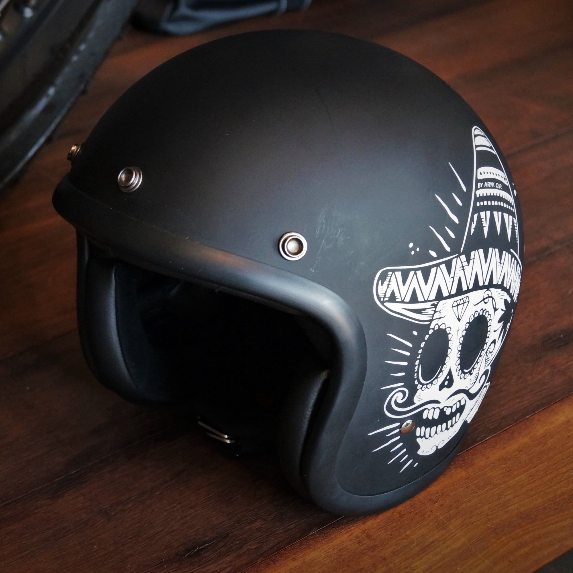 DMD - SIN FIN - RETRO OPEN FACE VINTAGE HELMET - Rogue Motorcycles