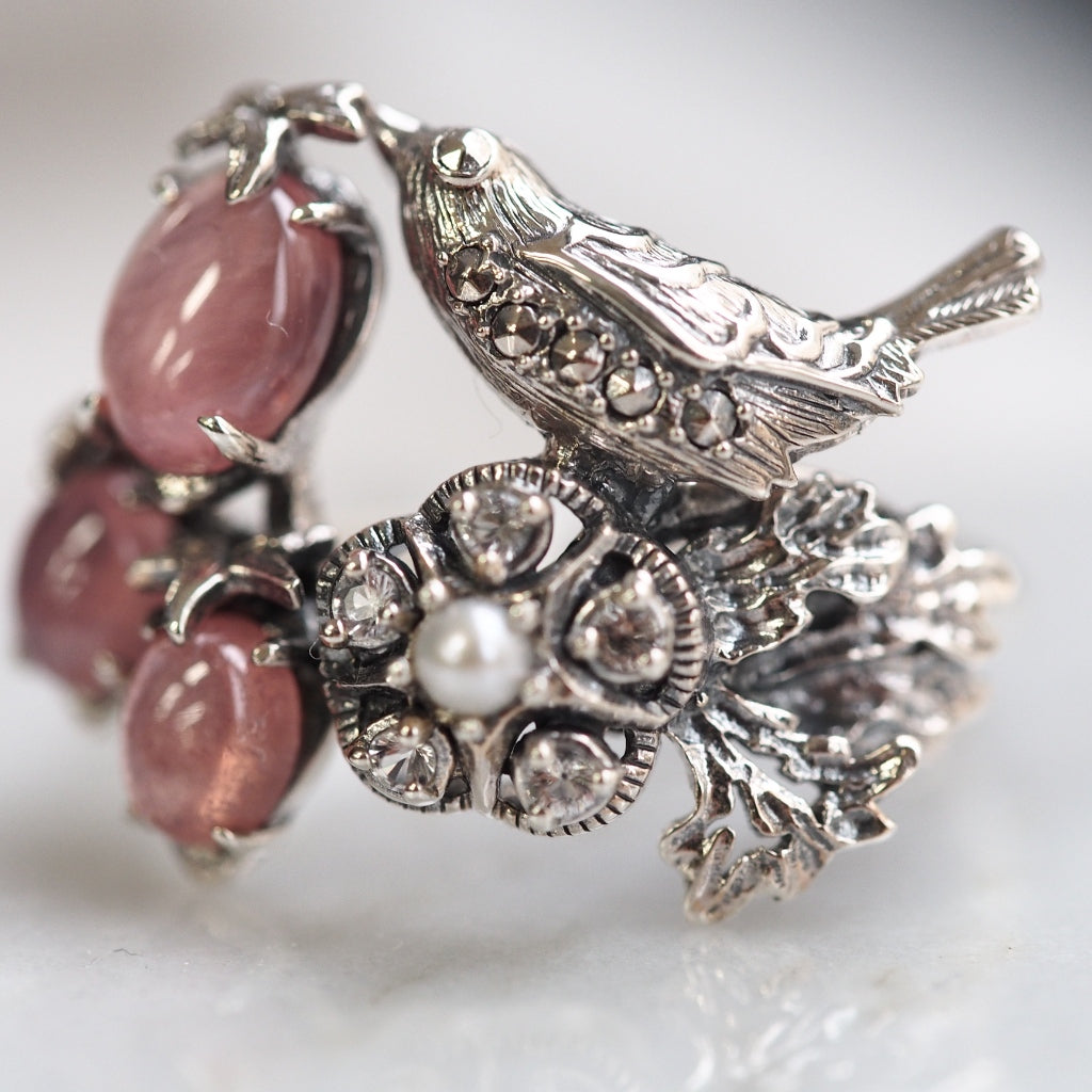 SVウィリアム・モリスいちご泥棒リング(インカローズ) – 碌山ショップ