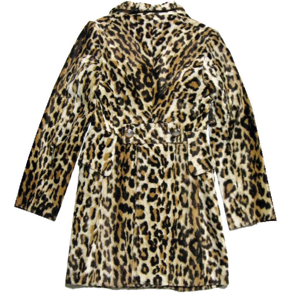 Vivienne Westwood RED RABEL Leopard Faux Fur Coat ヴィヴィアン