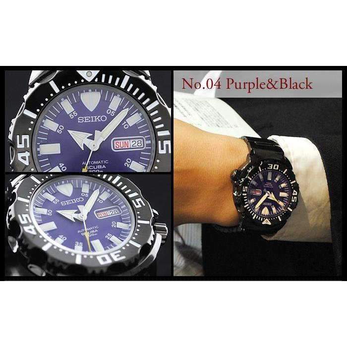 SEIKO NIGHT MONSTER SERIES, DIVER SCUBA, 5 COLOR WATCHES Limited