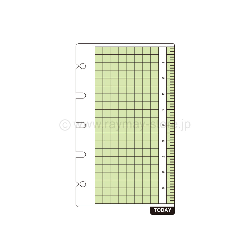 ダ・ヴィンチ リフィル mini5サイズ 下敷&スケール / レイメイストア
