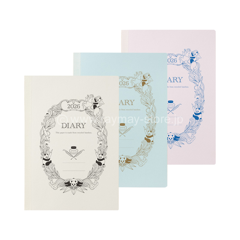 竹紙ダイアリー 2026年 B6サイズ（マンスリー・ブロック） / レイメイ