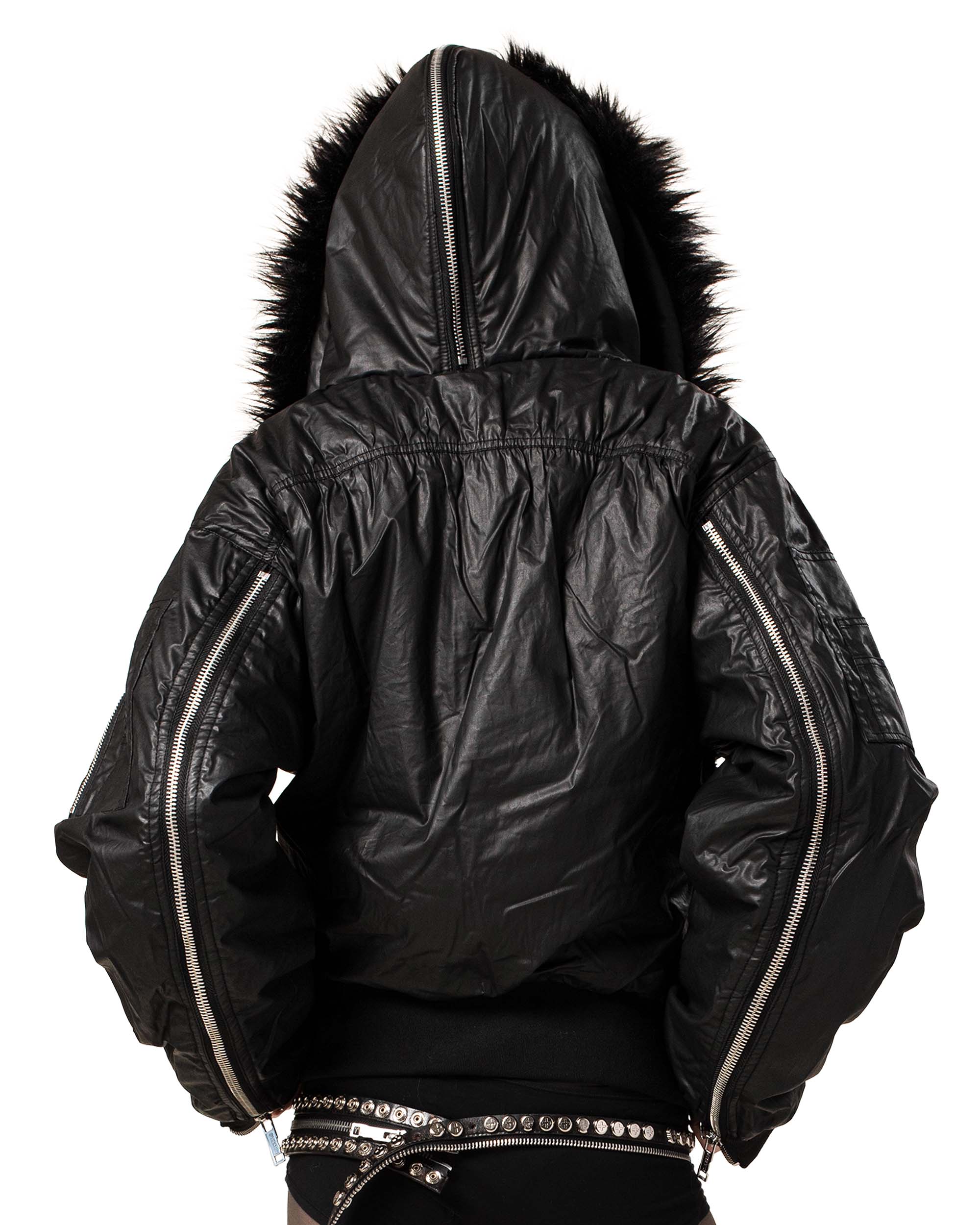 Black Waxed Aviator Bomber – Racer Worldwide