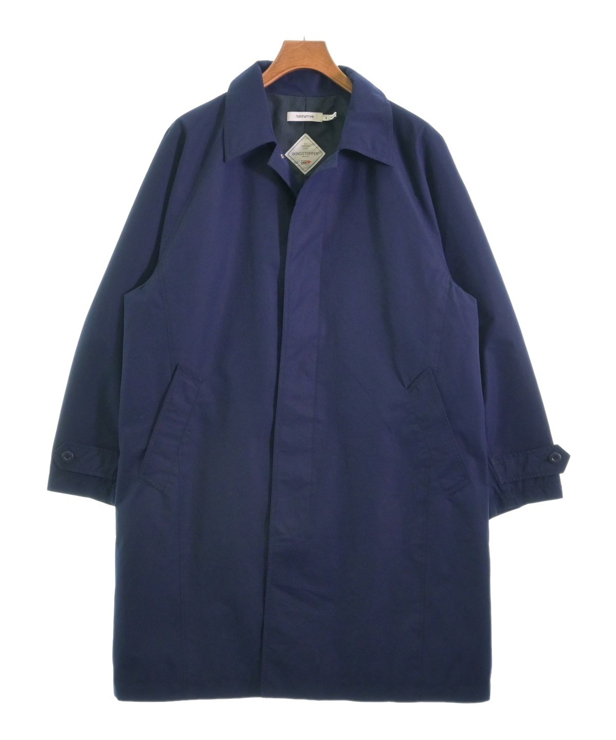 nonnative（ノンネイティブ）ステンカラーコート 紺 サイズ:1(S位