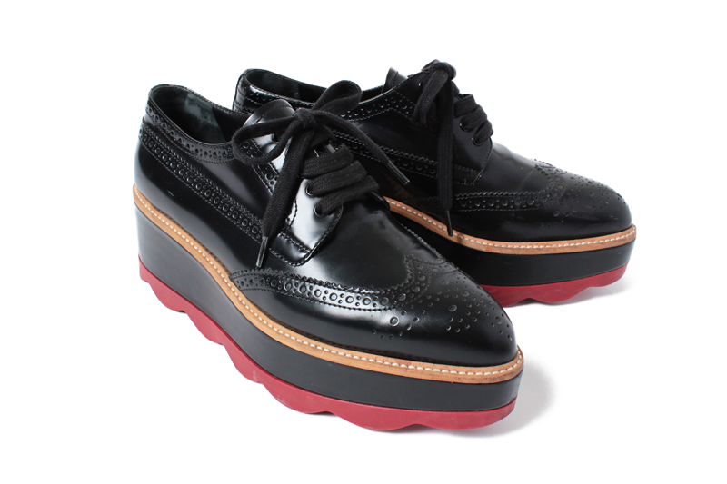 PRADA］憧れのレースアップシューズ - ブランド古着の通販 ユーズド