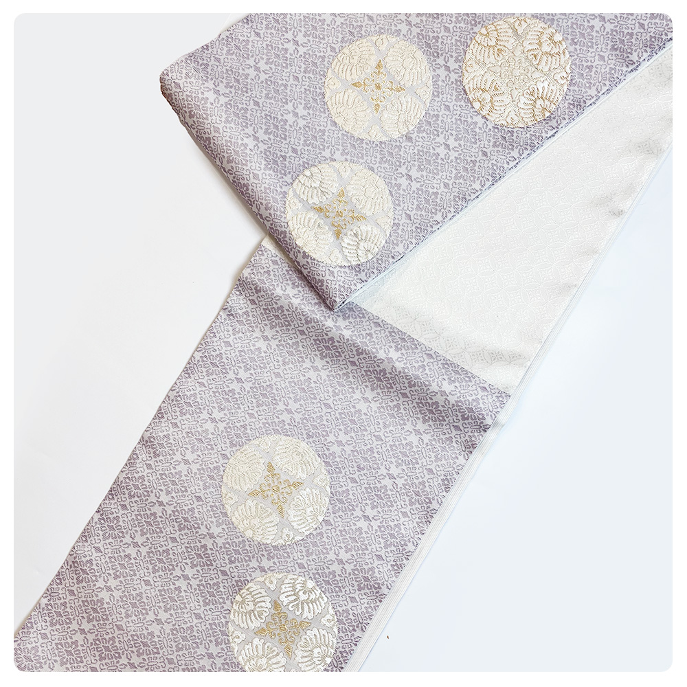 楽天市場】【 西陣織 袋帯 麗彩唐絹 】 華翔苑藤本仁織物 謹製 新品 未