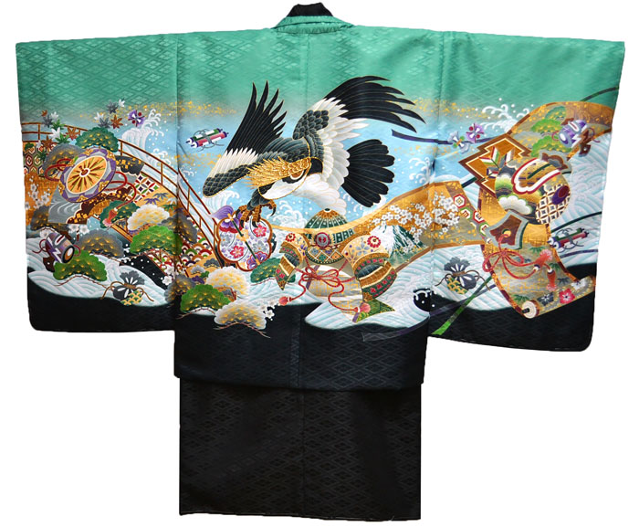楽天市場】七五三 753 着物 男の子 袴 セット 5歳羽織袴 フルセット 鷹