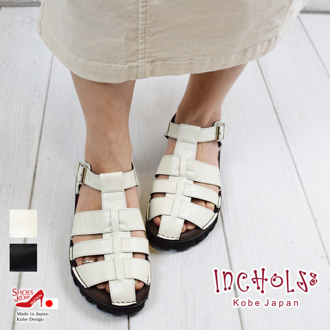 In Cholje インコルジェ サンダル 本革 日本製 コンフォート グルカ