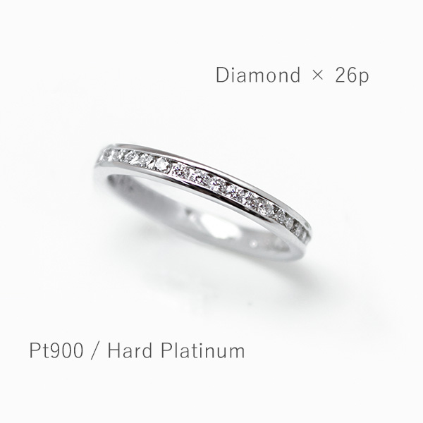 楽天市場】エタニティリング Pt900 プラチナ ／ ダイヤモンド 0.37ct