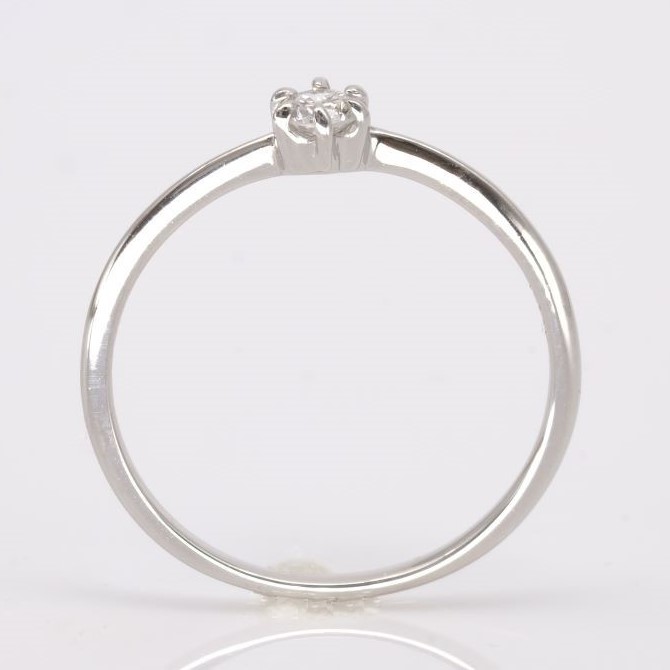 楽天市場】【値下げしました。】【シンプルリング】 一粒ダイヤリング