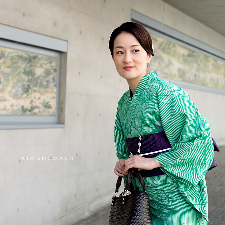 浴衣福袋「大人エレガント」kimonomachiオリジナル 高機能ポリエステル