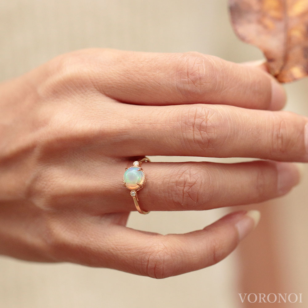 K18 MINAMO - Opal - リング