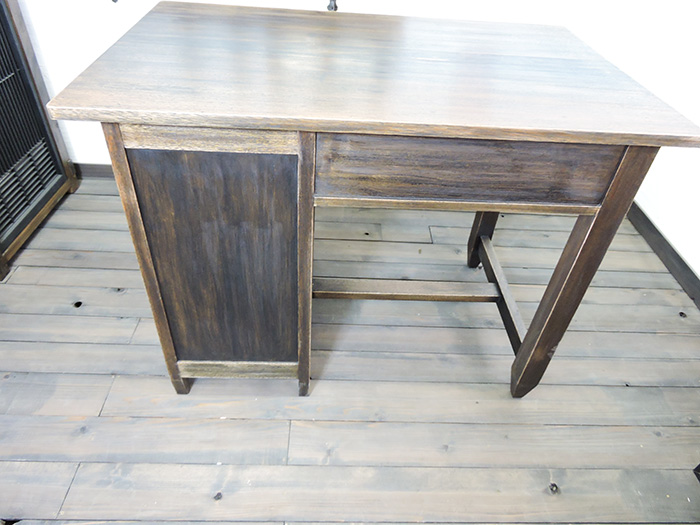 楽天市場】古材 アンティーク デスク テーブル ワークデスク 机 古民具