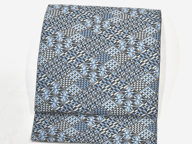 楽天市場】本場筑前 博多織 筑前織物謹製 全通 紋八寸名古屋帯 正絹