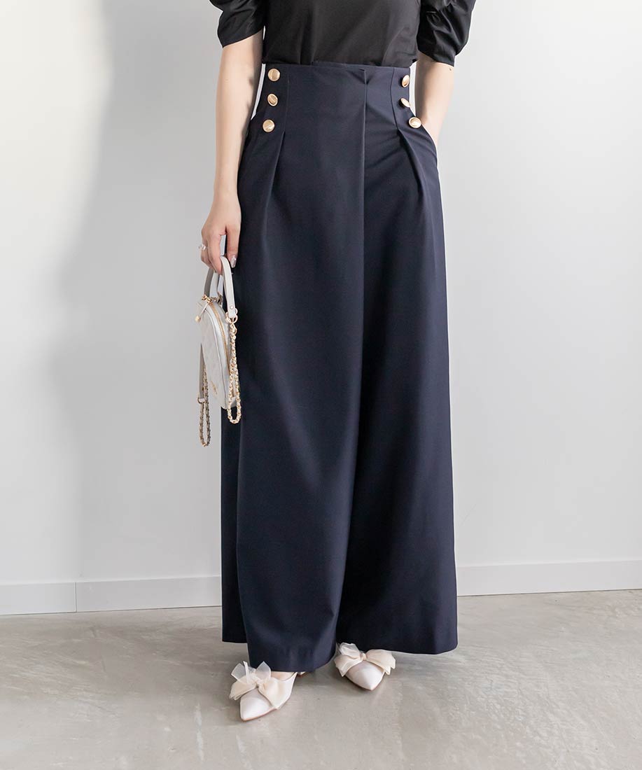 SALE】サスペンダー付きワイドパンツRANDA公式サイト