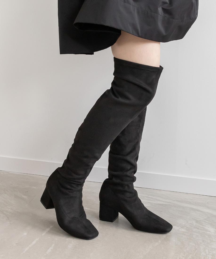 SALE】晴雨兼用 ストレッチニーハイブーツ｜RANDA公式サイト