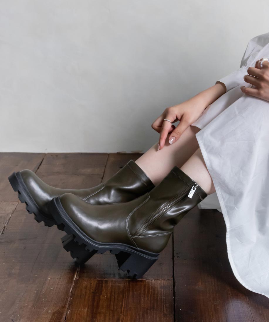 SALE】ストレッチ ボリュームソールショートブーツRANDA公式サイト