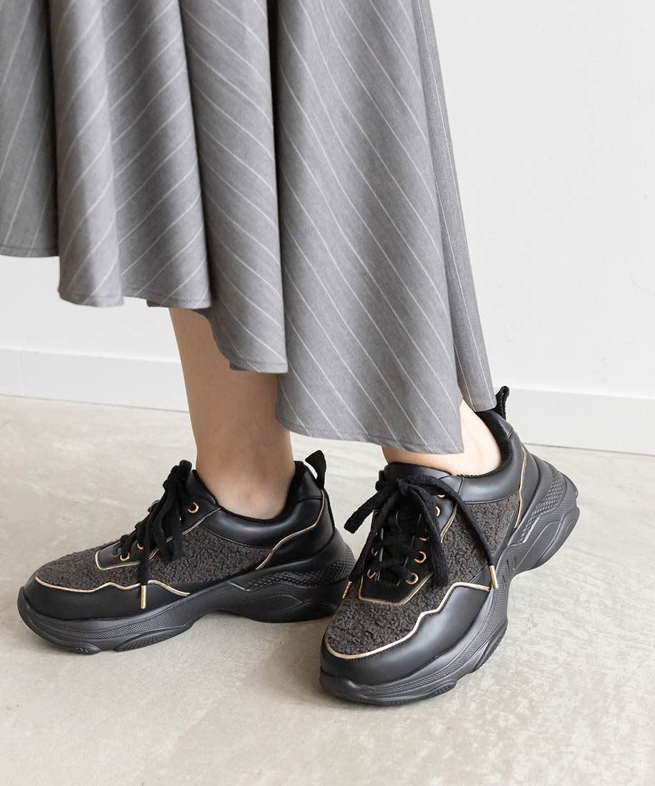 SALE】ボリュームソールボアスニーカーRANDA公式サイト