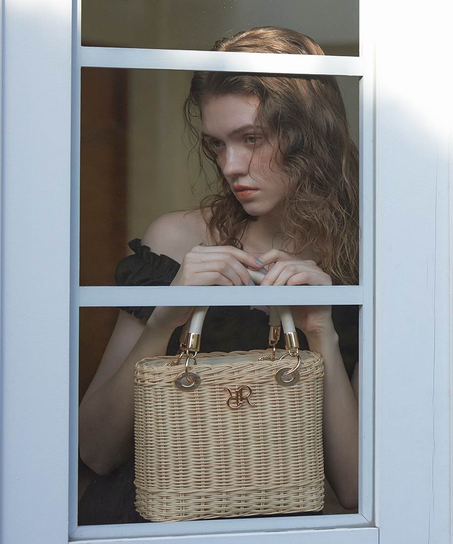 2WAY ラタンスクエアハンドバッグRANDA公式サイト