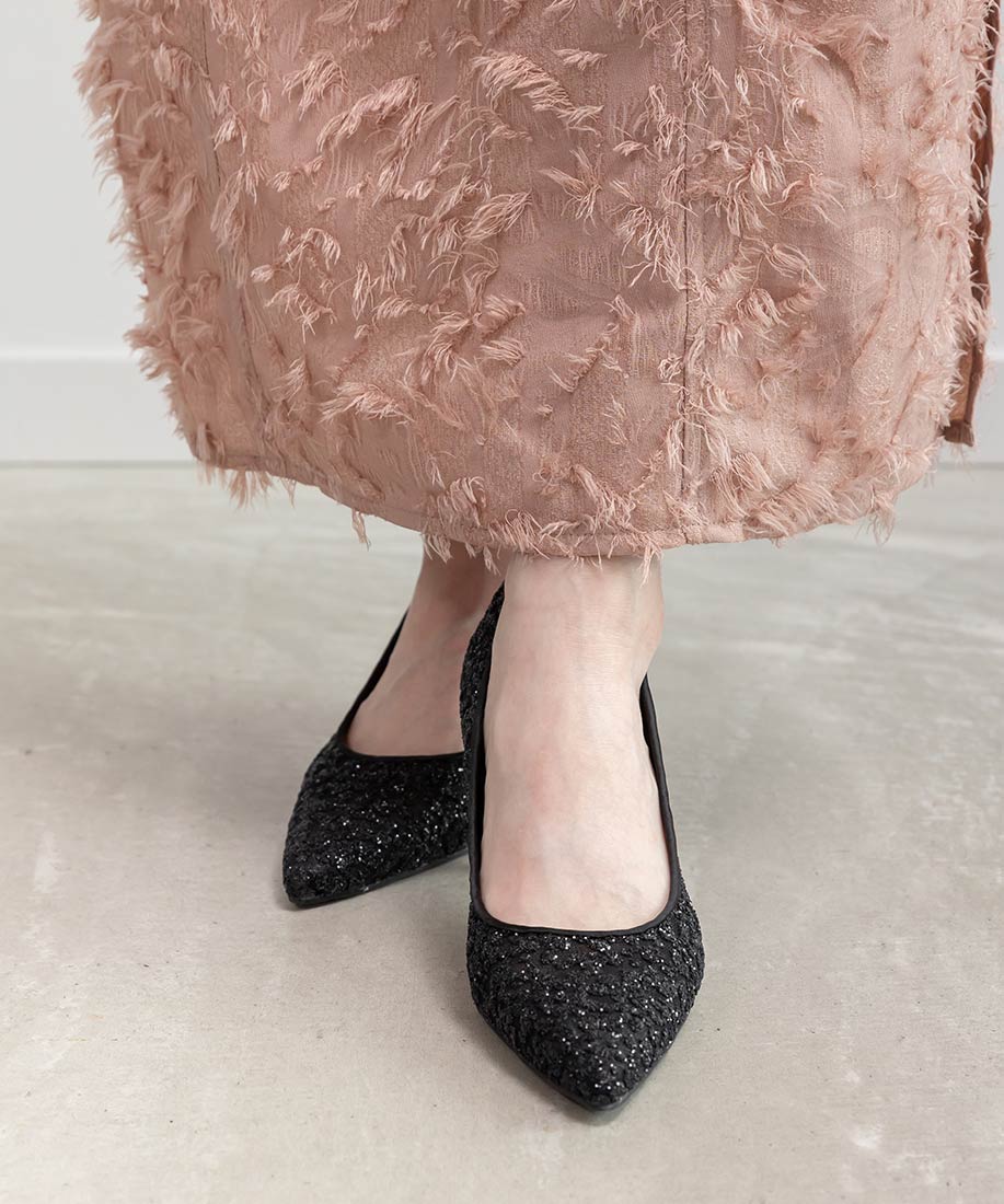 グリッターチュールパンプスRANDA公式サイト